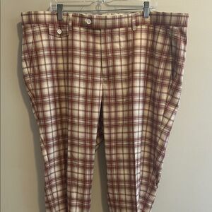 Cigar Couture Men’s Plaid Dress Pants. Size 42